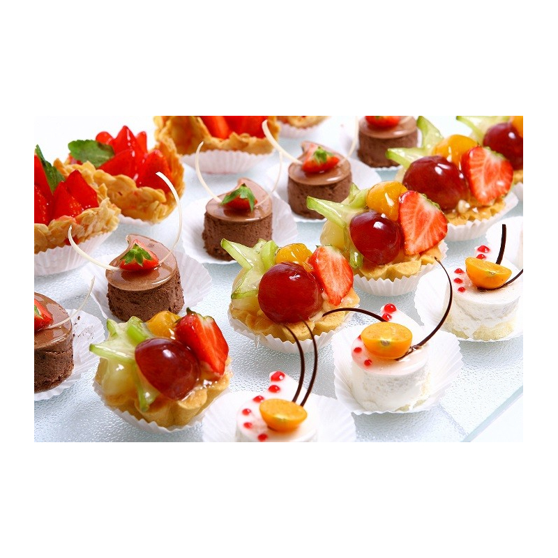 Onlyesh 500 Pièces Caissettes Cupcake avec 50 Pièces Deco Cupcake