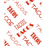 Sac tacos en papier - 2 tailles