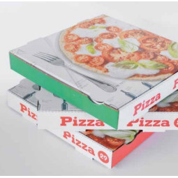 Boîte à pizza coins droits pas chères (personnalisables sur demande)