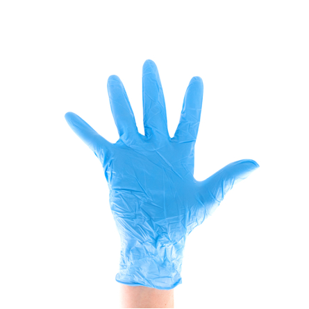 Gant nitrile bleu Xpert Semperguard - non poudré - Epaisseur 0.26 mm - 100  gants - MD-Tech